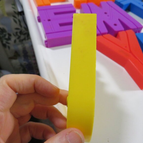 Sesame Street Alphabet Roadway Toy Vintage 1988 Playskool Replacement Letters - Picture 5 of 14